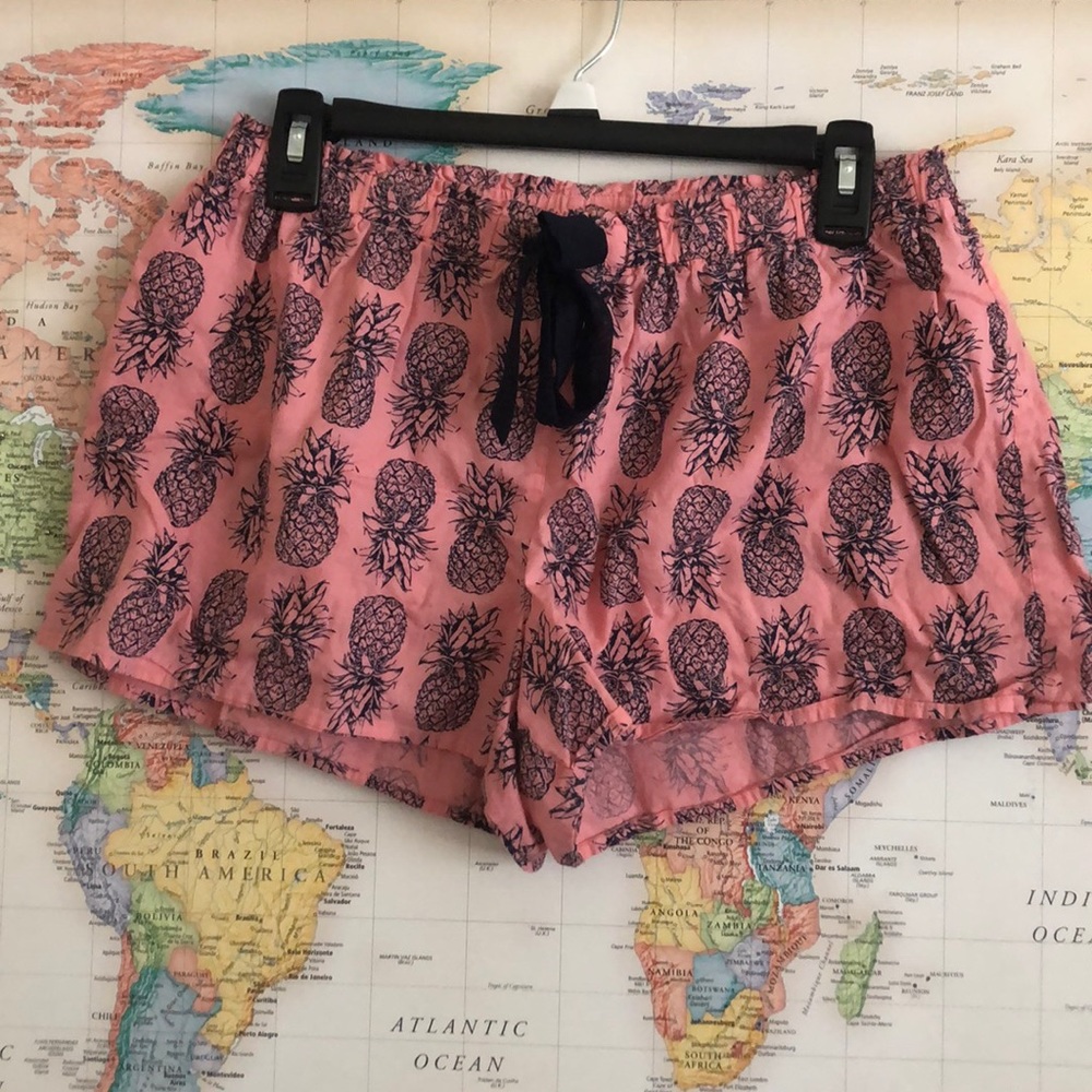 Sonoma Pink and Navy Pineapple Shorts
